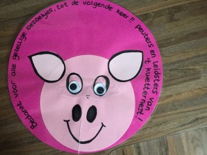 23 juni Bedankje peuters en leidsters Kwetternest